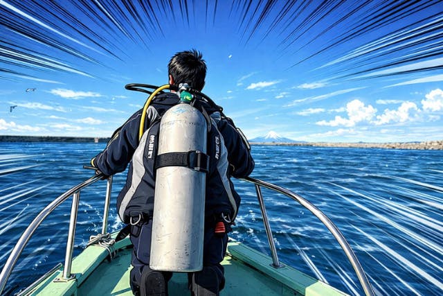 【三浦半島城ヶ島ファンダイビング】中・上級者向け。2ボートダイビング（３つあるボートポイントより2ヶ所に潜ります。）