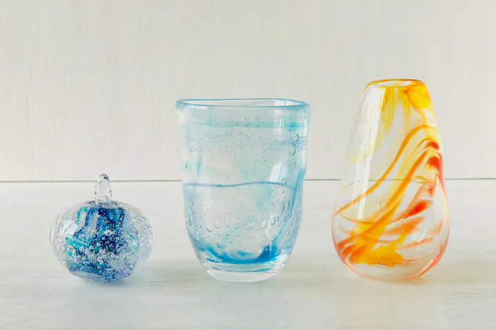 岐阜 多治見市 ガラス細工 息でプウッと膨らませよう 吹きガラス コップor一輪挿し アソビュー