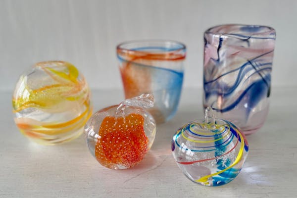 岐阜・多治見・吹きガラス体験】「プレミアムコース」オリジナルグラス