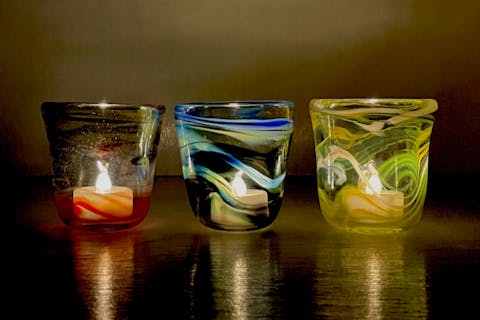 【岐阜・多治見市・ガラス細工】冬季限定！お部屋を暖かく灯すキャンドルホルダー作り