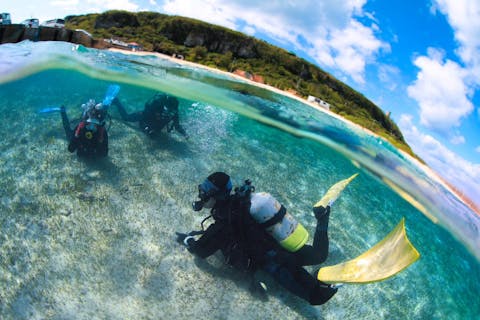 沖縄 宮古島 体験ダイビング 貸切 宮古島の絶景ビーチで体験ダイビング 1回 高画質 Gopro10写真 動画無料プレゼント アソビュー