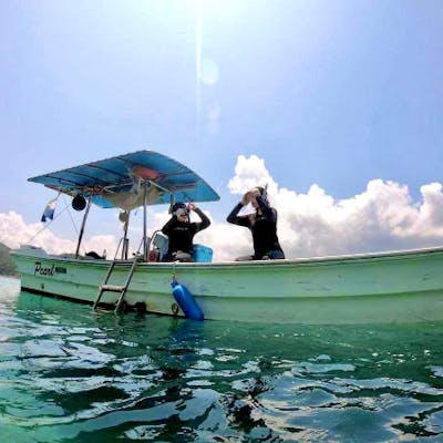九州・鹿児島・体験ダイビング】平日限定!ボートで無人島へ 九州・鹿児島・体験ダイビング】平日限定!ボートで無人島へ