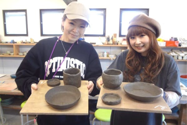 三重・伊賀市・陶芸体験】手回しロクロ 伊賀焼フリーカップ