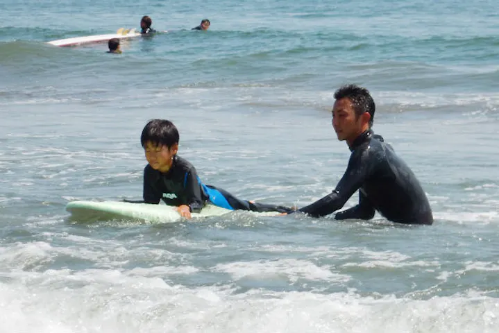 宮崎県 宮崎市 サーフィン 一緒にチャレンジ 青島海岸で親子サーフィンスクール アソビュー