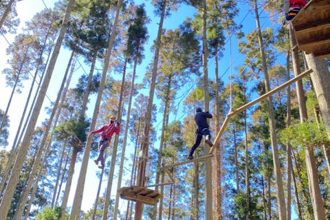 ターザニア アドベンチャー＆ロングジップスライドコース【千葉・長柄町・フォレストアドベンチャー】