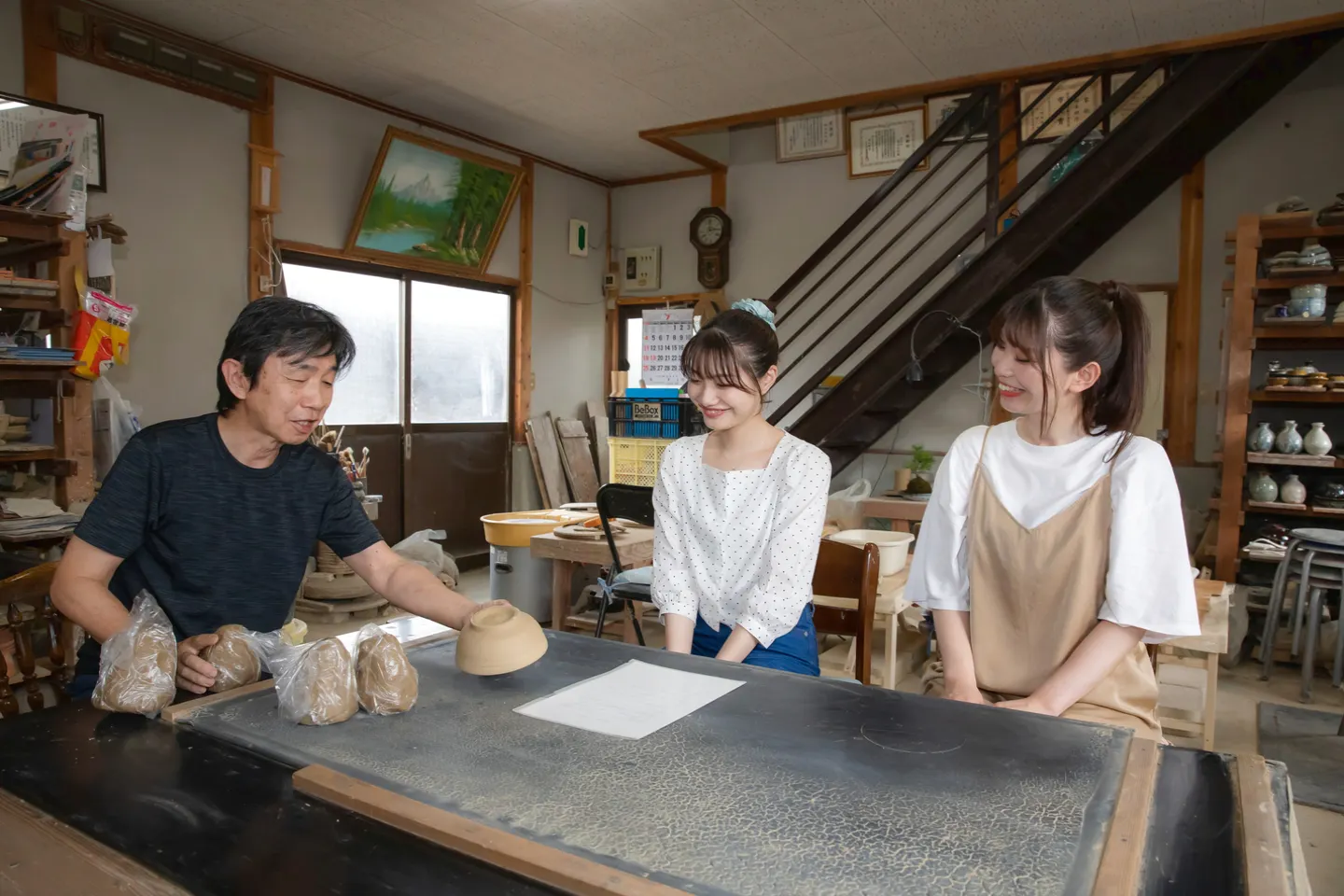 岡山・倉敷市】酒津焼・電動ろくろ（湯のみ・マグカップ・茶碗など・95