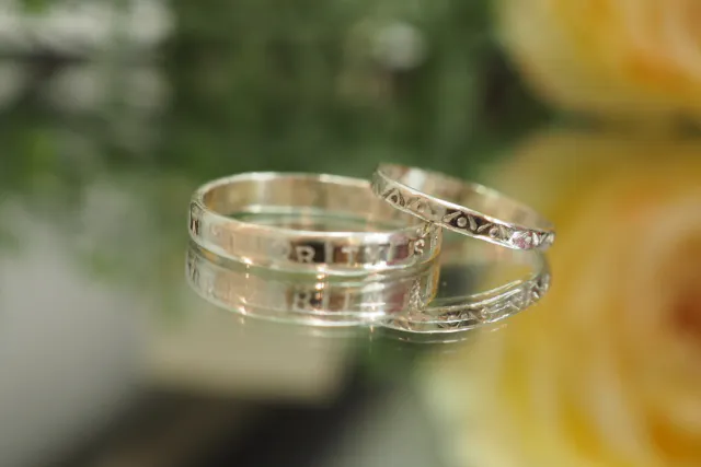 大阪 心斎橋 素材にこだわる 18金 プラチナペアリング マリッジにも使える 作り アソビュー