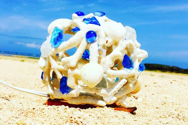 沖縄ガラス細工 琉球ガラス | オーシャンロックグラス | ブルー