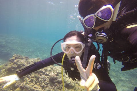 1名限定【沖縄・宮古島】ビーチ体験ダイビング レンタル器材＆GoPro無料!3時間コース送迎あり!