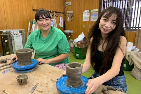【千葉・夷隅・陶芸体験】大多喜城近くの自然に恵まれた工房で本格手びねり陶芸体験！自分だけの茶碗をつくろう！（いすみ鉄道大多喜駅徒歩約15分）