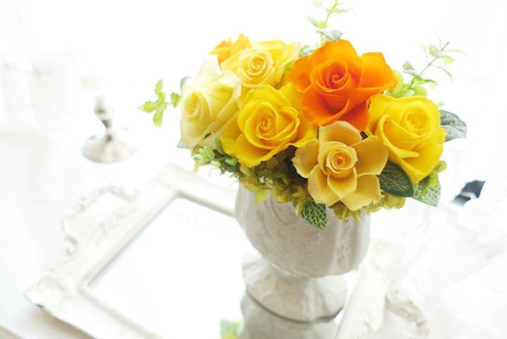 千葉 市川 プリザーブドフラワー フラワーデザイナー体験 プリザーブドフラワー1個 アソビュー