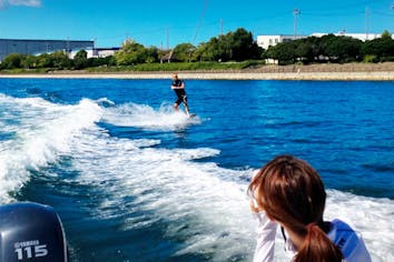大阪・貝塚・ウェイクボード】大満足！ウィンドサーフィン＆ウェイク