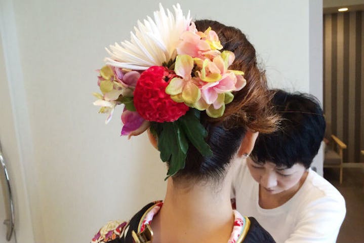 和装ヘアセット 福岡天神のヘアセット着付け専門店three Keys スリー Switch Hairさんのインスタグラム写真 Switch Hairinstagram