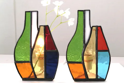 【福岡・北九州・ステンドグラス】門司港駅徒歩約4分！ステンドグラスのおやすみライト作り