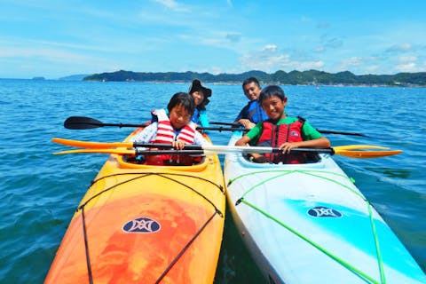 【千葉・南房総・館山・シーカヤック】初めてのシーカヤック体験（約2時間半）