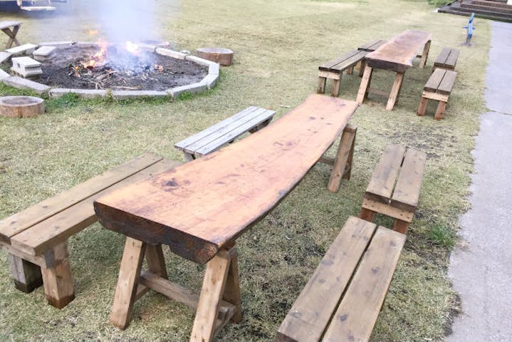 宮崎 日南 qレンタル 小学校のグラウンドがキャンプ場 道具持ち込みbbq アソビュー