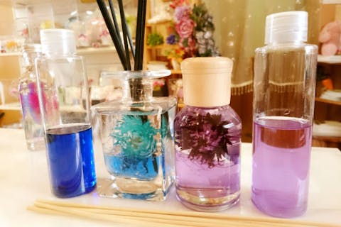 【山梨・中巨摩・ハーバリウム】インテリアに最適！ハーバリウムディフーザー体験
