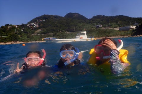 【和歌山・日高・シュノーケリング】大人気のボートシュノーケリング ご家族やお友達とプチクルーズ気分を味わおう！