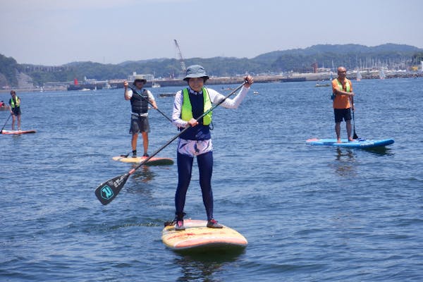 神奈川・逗子・湘南・SUP】SUPベーシック・漕ぎ力UPでロングクルージングに出掛けよう！（写真撮影付き）｜アソビュー！