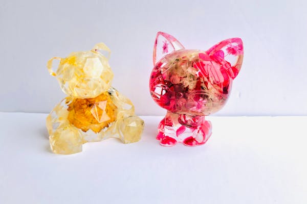 宮城・仙台・ハーバリウム】固まるハーバリウムを作ろう！クマさん or