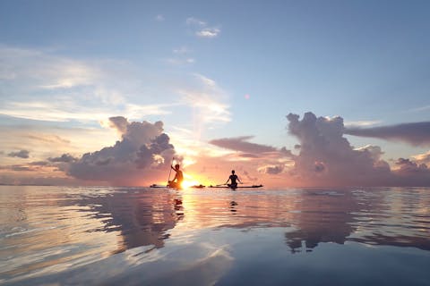 【石垣島・SUP】海上からのんびり夕日を眺める贅沢。SUPサンセットコース