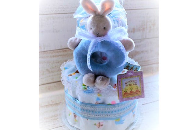 【茨城・つくば・手作り雑貨】赤ちゃんの誕生祝いに！おむつケーキ制作レッスン