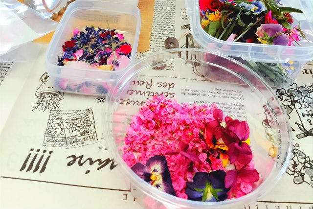 【茨城・つくば・手作りキャンドル】お花をぎゅっと閉じ込めたボタニカルワックスバー作り