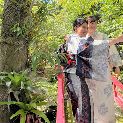 鹿児島市・着付け体験】奄美の伝統工芸品!「本場大島紬」の着付け体験 鹿児島市・着付け体験】奄美の伝統工芸品!「本場大島紬」の着付け体験