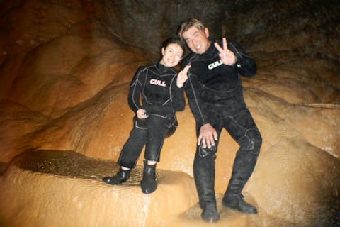 【沖縄・宮古島・シーカヤック】自然が作り出した神秘！パンプキン鍾乳洞シーカヤックツアー（ツアー写真プレゼント）