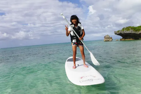【沖縄・SUP・瀬底島】本島北部の海で開催！SUPで水上散歩を満喫しよう！※写真付き