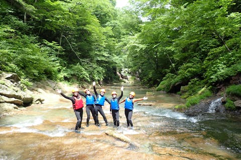 【栃木・那須・シャワークライミング】関東随一の清流へ！ジップラインコース（3時間）