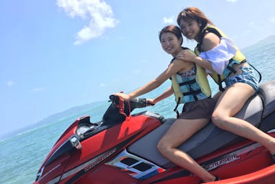 沖縄・古宇利島・水上バイク】1組貸切！絶景ポイント多数！ジェット