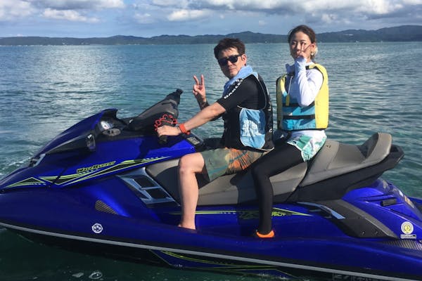 沖縄・古宇利島・水上バイク】1組貸切！絶景ポイント多数！ジェット