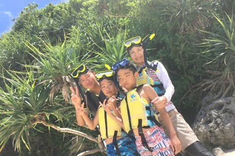 【沖縄・古宇利島・シュノーケリング】1組貸切！感動ポイントへご案内！シュノーケリング（90分）
