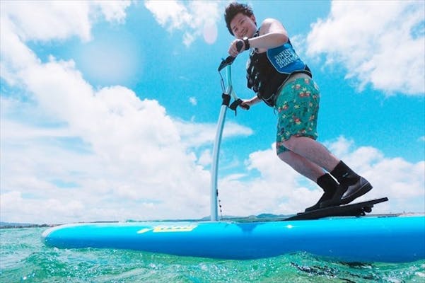 沖縄・古宇利島・SUP】1組貸切！新感覚サップを体験！ペダルサップor
