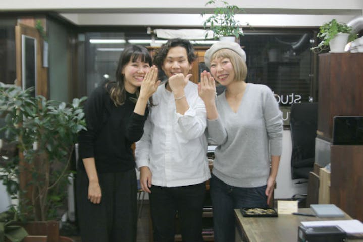 渋谷の彫金教室 Studio Crucible スタジオ クルーシブル 渋谷 目黒 世田谷 手作り指輪 リング アソビュー