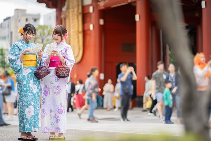 京都 浴衣レンタル 京都駅八条東口徒歩2分 ホテルロビー ヘアセット付き 花火大会や夏祭りにも 浴衣一式レンタル 着付けプラン アソビュー