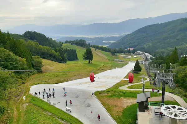 長野 野沢温泉 ジップライン まるで鳥になった気分 標高差122ｍのジップ スカイライド アソビュー