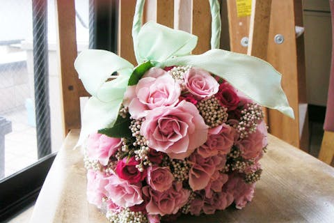 【銀座・プリザーブドフラワー】ブーケも手作りできる！ブライダルレッスン（3～5回）