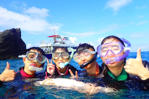 【沖縄・慶良間・シュノーケリング】写真無料プレゼント！慶良間ボートシュノーケリング（1日）