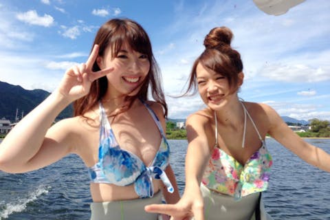 【滋賀・琵琶湖・ウェイクボード】平日・初回限定！琵琶湖ウェイクボード体験