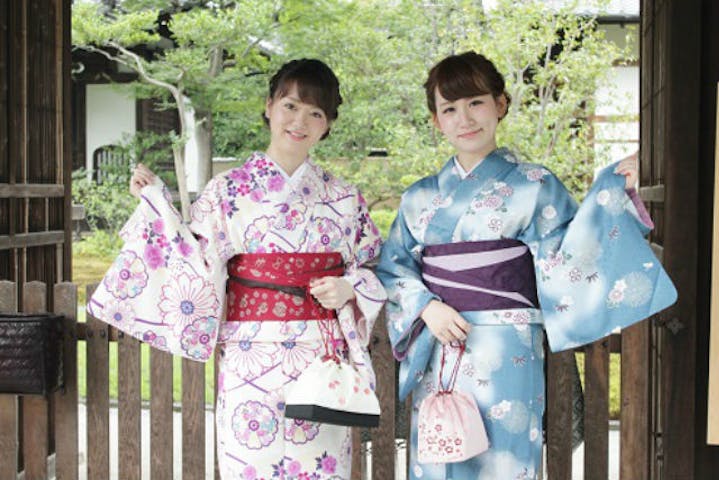 京都 祇園 着物レンタル かわいい着物をお手頃価格で 着物スタンダードプラン アソビュー