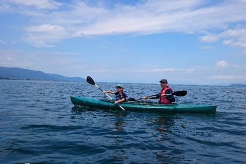 【滋賀・琵琶湖・カヤック】カヤック体験（40分）｜初めての方にぴったり！