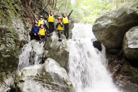 【徳島・シャワークライミング】祖谷渓シャワークライミング・チャレンジコース（中学生以上）