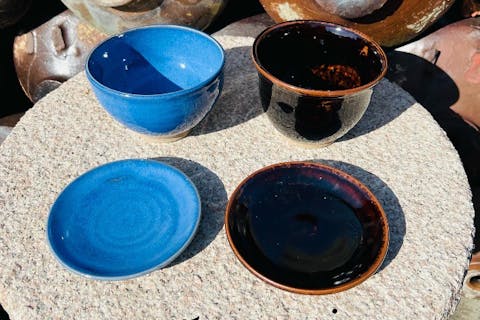 【愛知・常滑・陶芸教室】電動ろくろ60分レギュラーコース！初めての方におすすめ・当店一番人気・35種類からお好きな色を選べる（焼成費・加工費全て込み！）