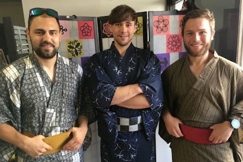 【広島・レンタル着物】和装で宮島散策！男性着物・浴衣レンタルプラン