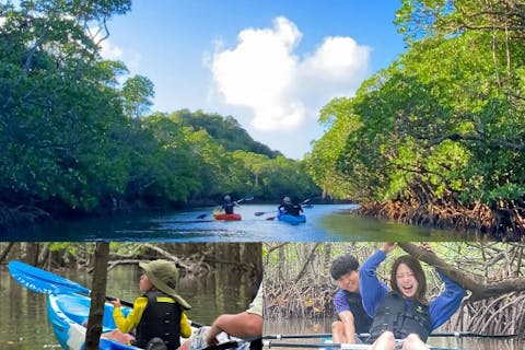 【石垣島】島人ガイドと行く吹通川マングローブカヤック｜年1500名超が体験&動画付（石垣島最大の国立公園を満喫／2組限定で初心者も安心。高画質データをプレゼント）