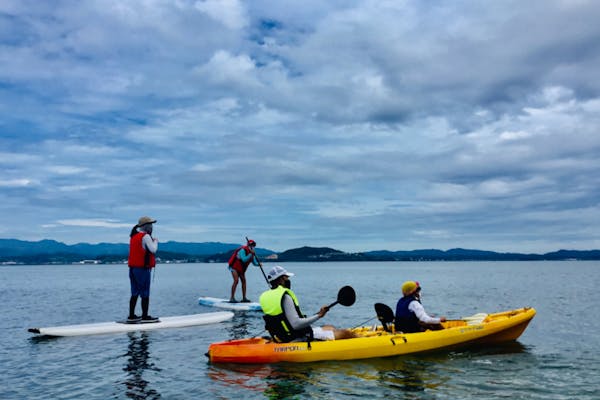 熊本・天草・SUP・カヤック】天草の海を満喫！SUPorカヤック60分ロング