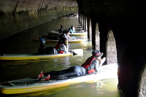 【岩手県・錦秋湖・SUP】湖に沈んだ旧国鉄横黒線の廃線を巡る！錦秋湖タイムスリップSUPアドベンチャー