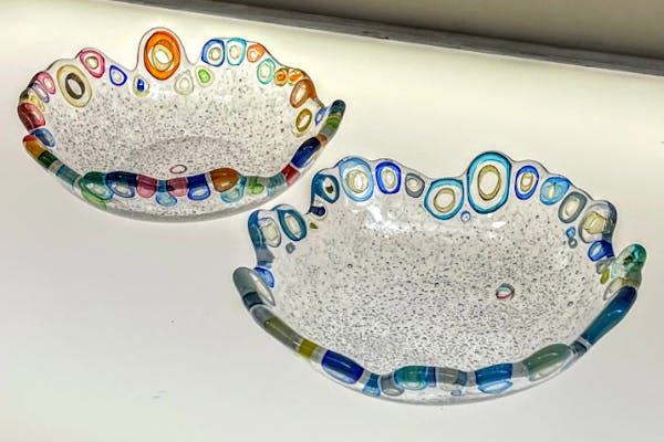 東京・大森・ガラス工芸】アトリエ独自の技法で世界に一つのお皿を制作